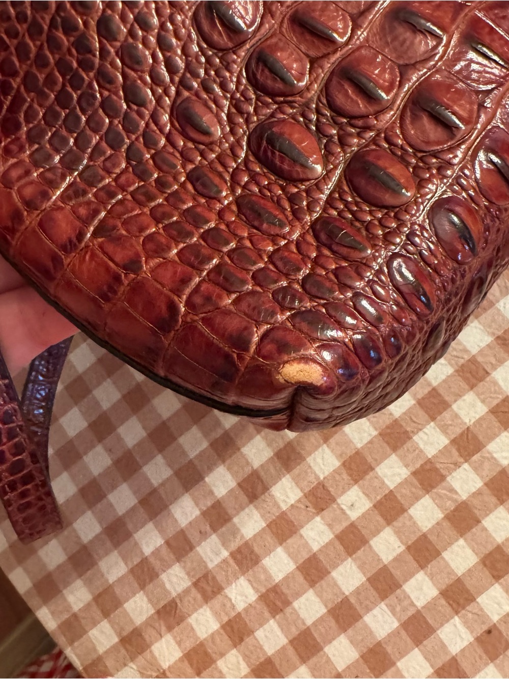 Brahmin Pecan Anytime Mini Melbourne Leather Handbag w/ matching Jane Wallet - Picture 10 of 14